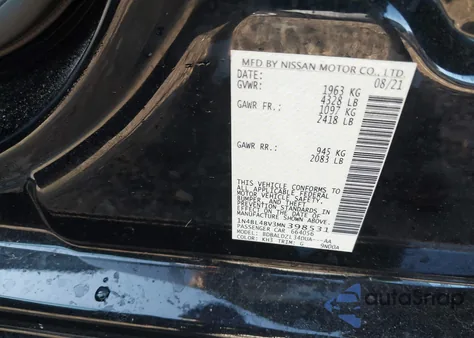 2021 Nissan Altima S Fwd from USA, damaged, VIN 1N4BL4BV3MN398531